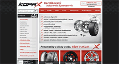 Desktop Screenshot of pneu-kopax.sk